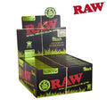Raw Black Organic King Size Slim Rolling Papers, Pack/32 - Box/50