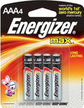 Energizer Max Alkaline Batteries AAA 4ct