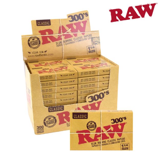Raw Classic 300's  1¼ - 40Pk/box