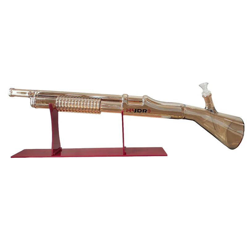 JDL 022 25" Gun Style Glass Bong [ Stand Included ]