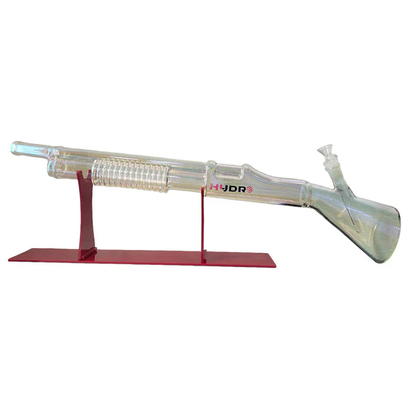 JDL 022 25" Gun Style Glass Bong [ Stand Included ]