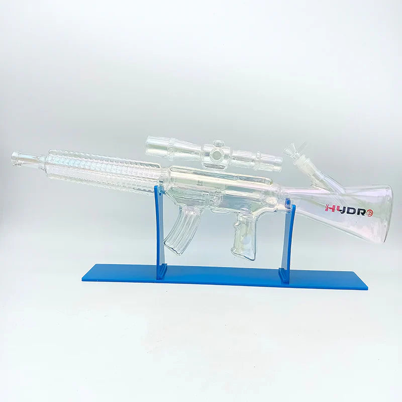 JDL 023 25" Gun Style Glass Bong [ Stand Included ]