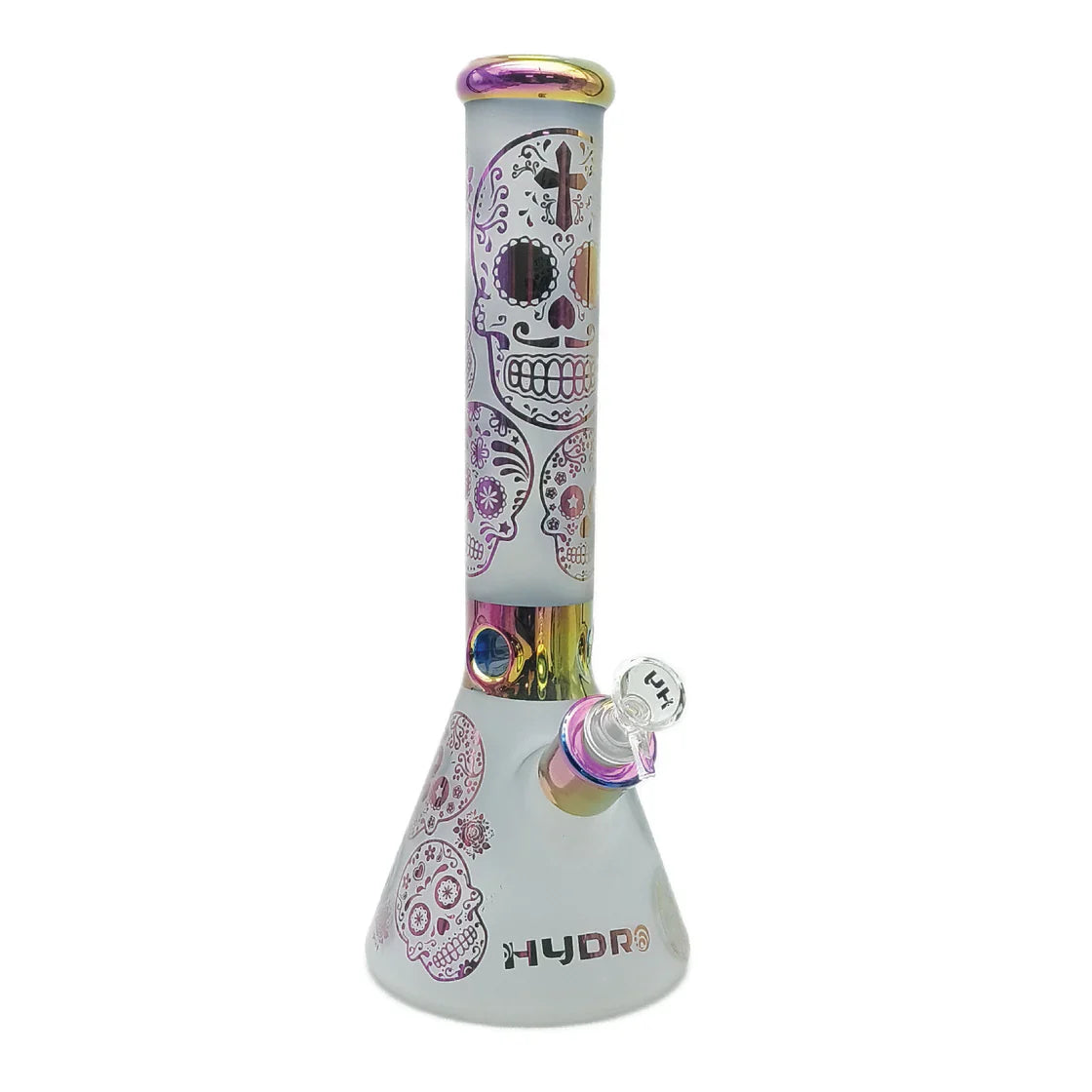 JDL 107 14" Electroplated Glass Bong
