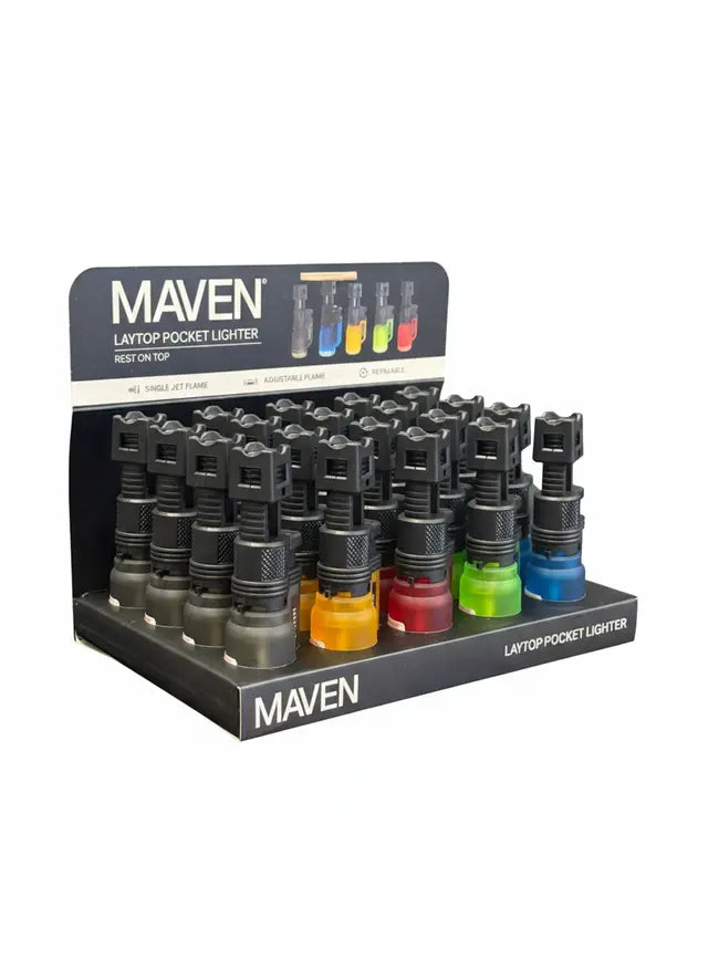 Maven Torch Lighter - Laytop Pocket - 20/Display