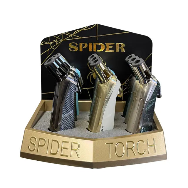 Sp- 8002 Spider Torch Lighters - 9/Display