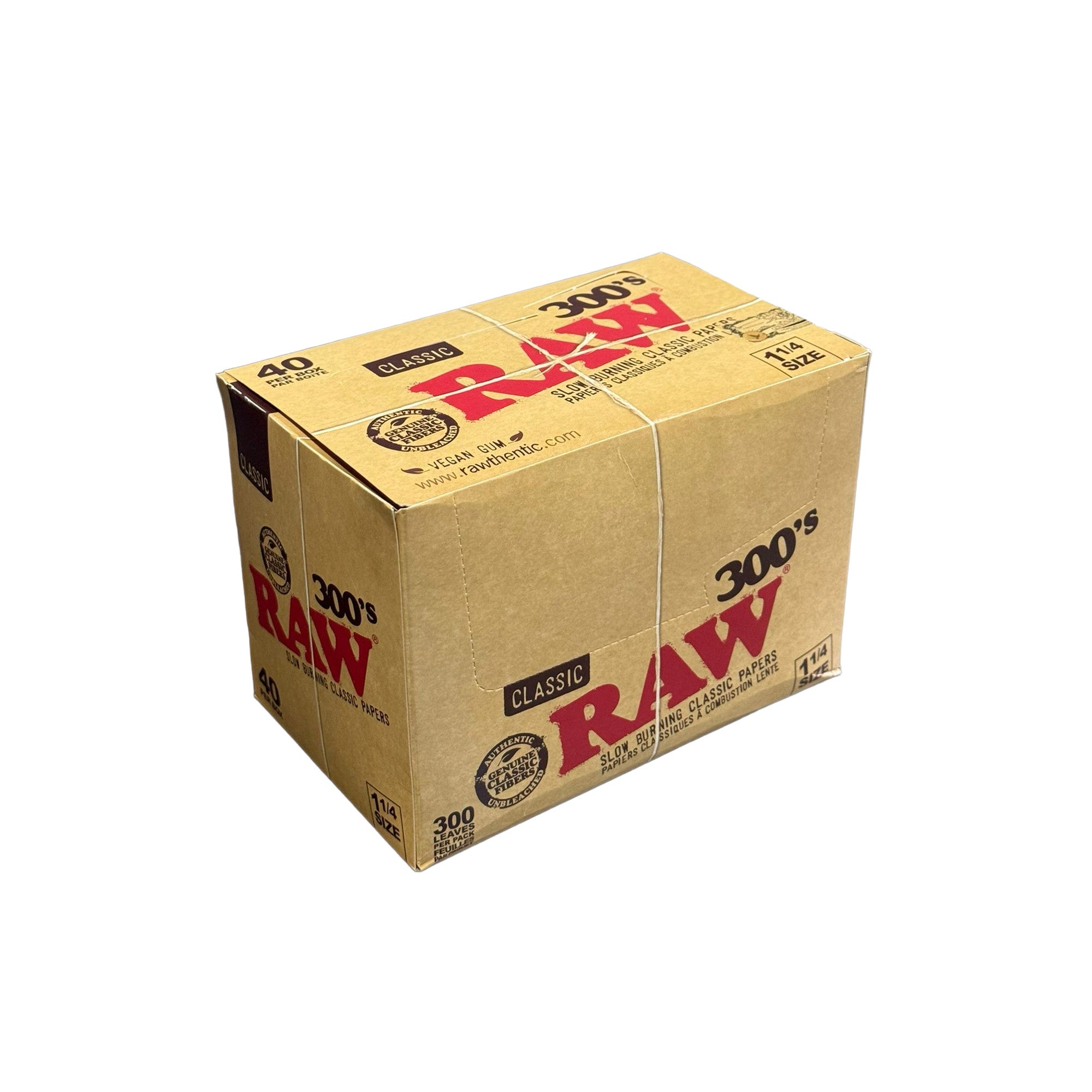 Raw Classic 300's  1¼ - 40Pk/box