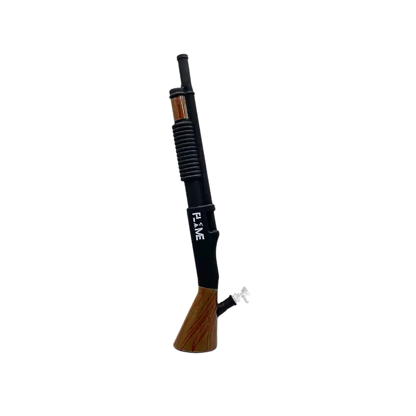 CB-1807 = 20" Tall Flame Shotgun Bong