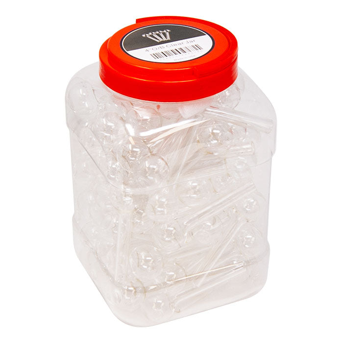 Oil Glass Pipes Jar Of 90 Pcs