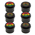 Black Leaf Aluminium 4 Stage Grinder Display Of 6 (ZG691)