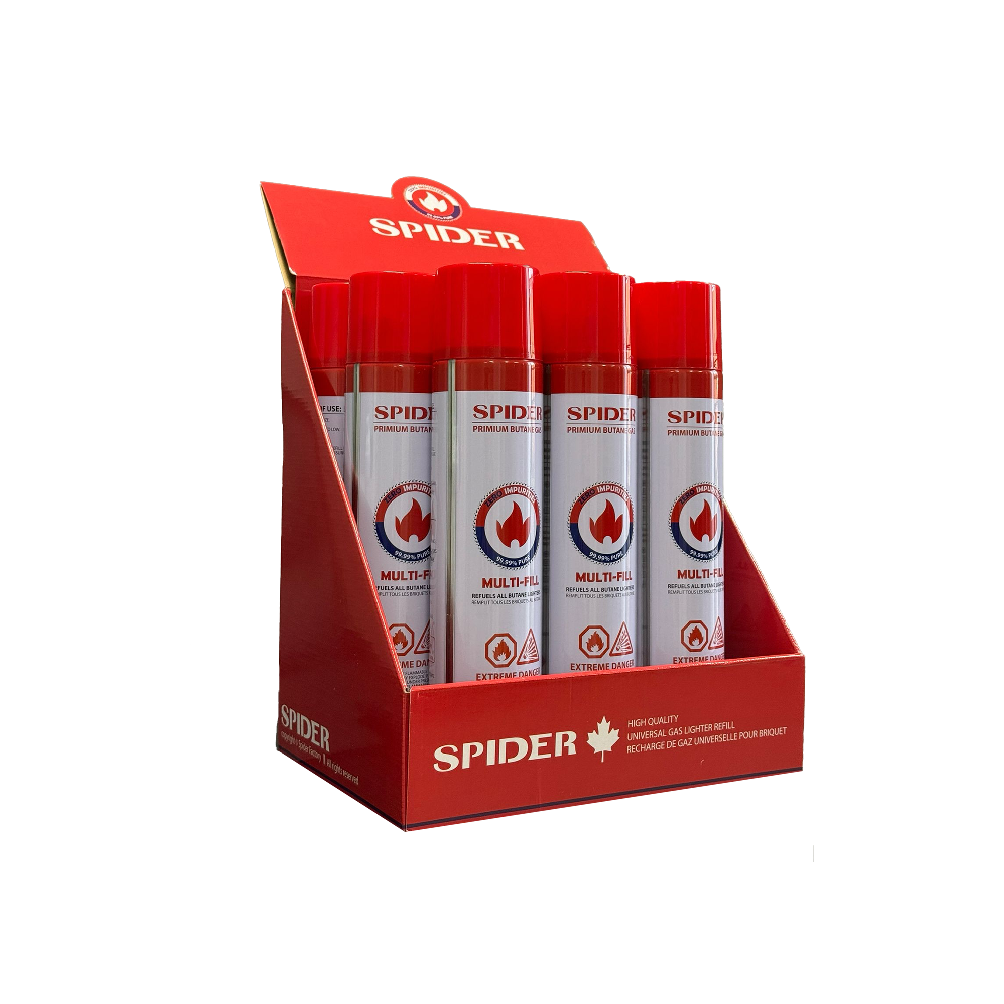 Spider Premium Butane - 700 ml / 385g