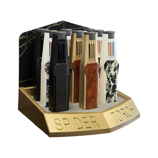 Sp - 198 Spider Torch Lighters - 9/ Display