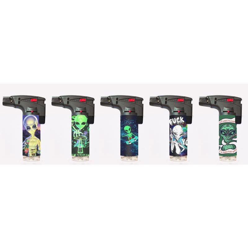 Soul Dual Flame Torch Display – Alien (00239AI)