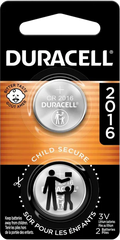 Duracell 2016 3V Lithium Batteries 2ct
