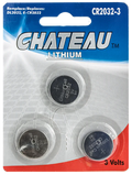 Chateau CR2032 Lithium 3 volt - 3 Pk (20CT)