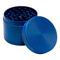 ZG4621-BLU - Blue Aluminium Four Stage 63mm Grinder (10CT)