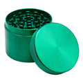 ZG4621-GRE - Green Aluminium Four Stage 63mm Grinder (10CT)