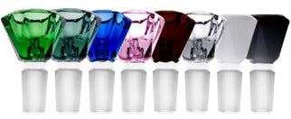 Novelty Glass Bowls - 19mm -#2 -Diamond
