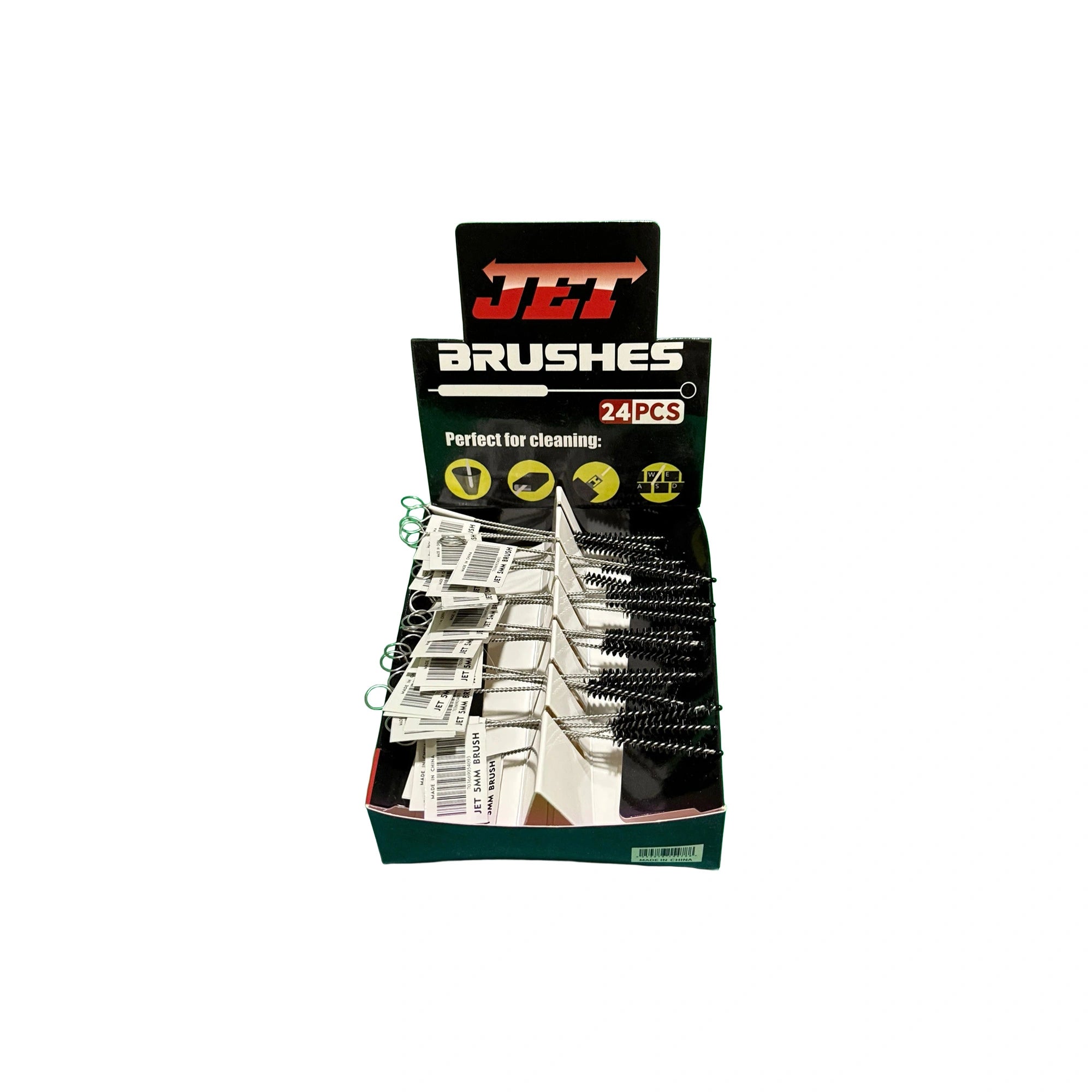 Large Size Jet Brushes Cleaning - 24 Pcs