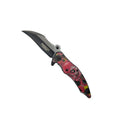 Defender Pocket Knife Foldable - Robot Skull