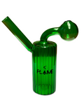 OBO-040 = Green Oil Glass Bong