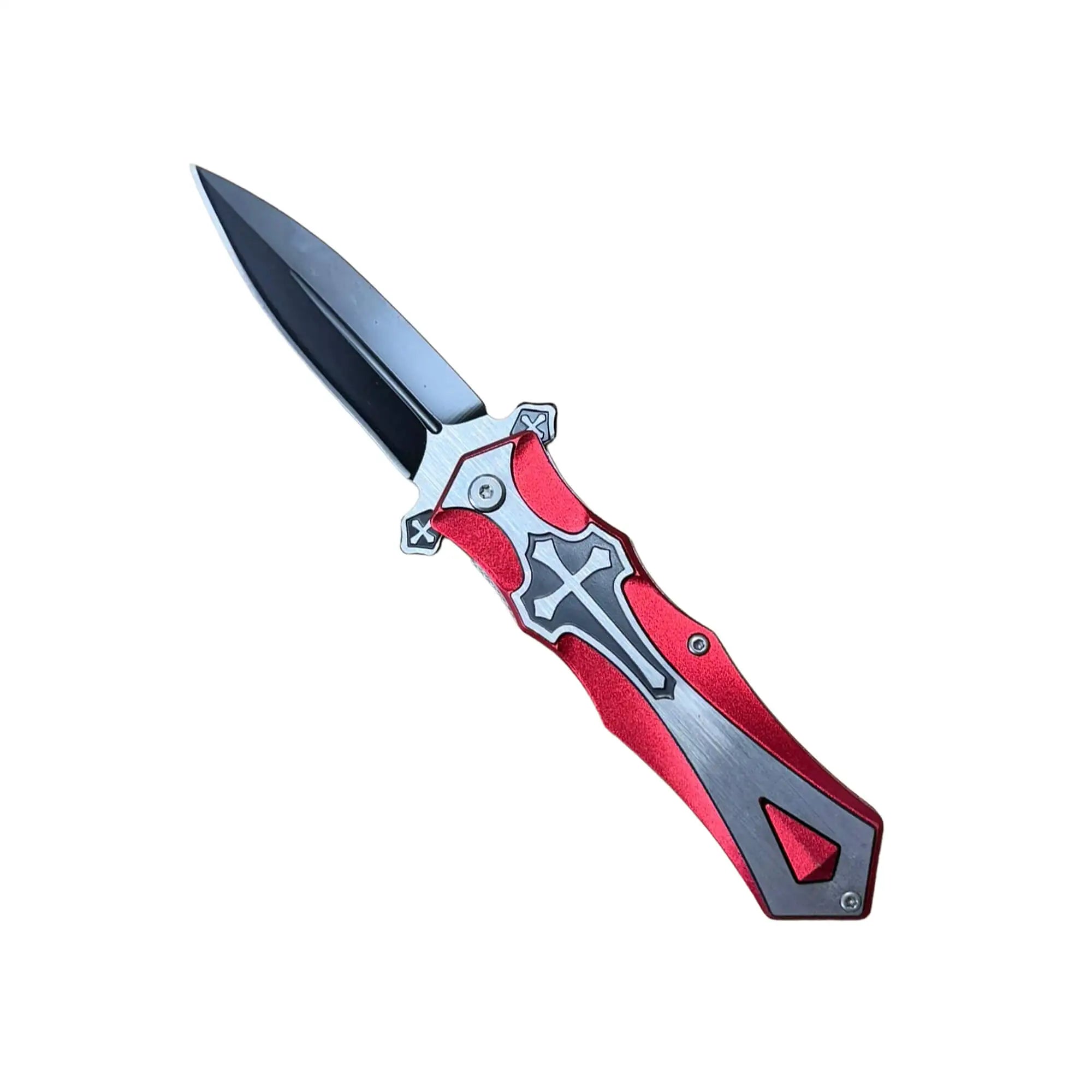 Perucci Pocket Knife Foldable - Cross Design