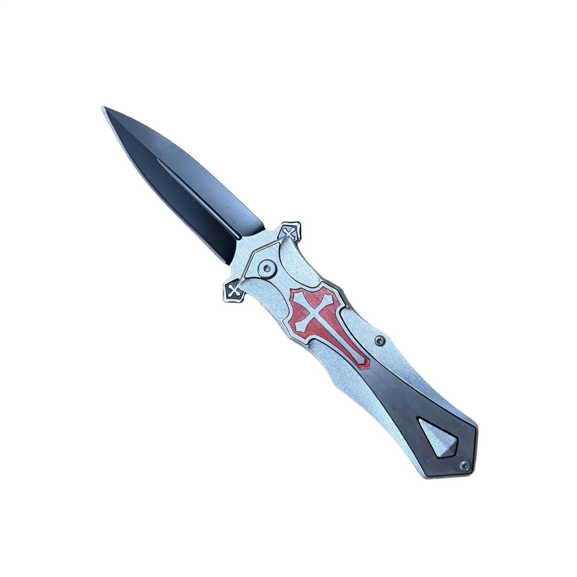 Perucci Pocket Knife Foldable - Cross Design