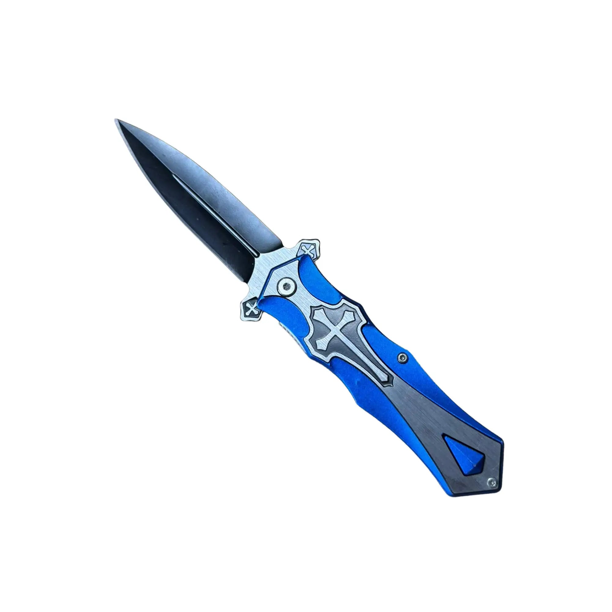 Perucci Pocket Knife Foldable - Cross Design