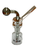 OBO-052 = Black Character Oil Glass Bong