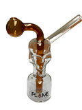 OBO-052 = Yellow Character Oil Glass Bong