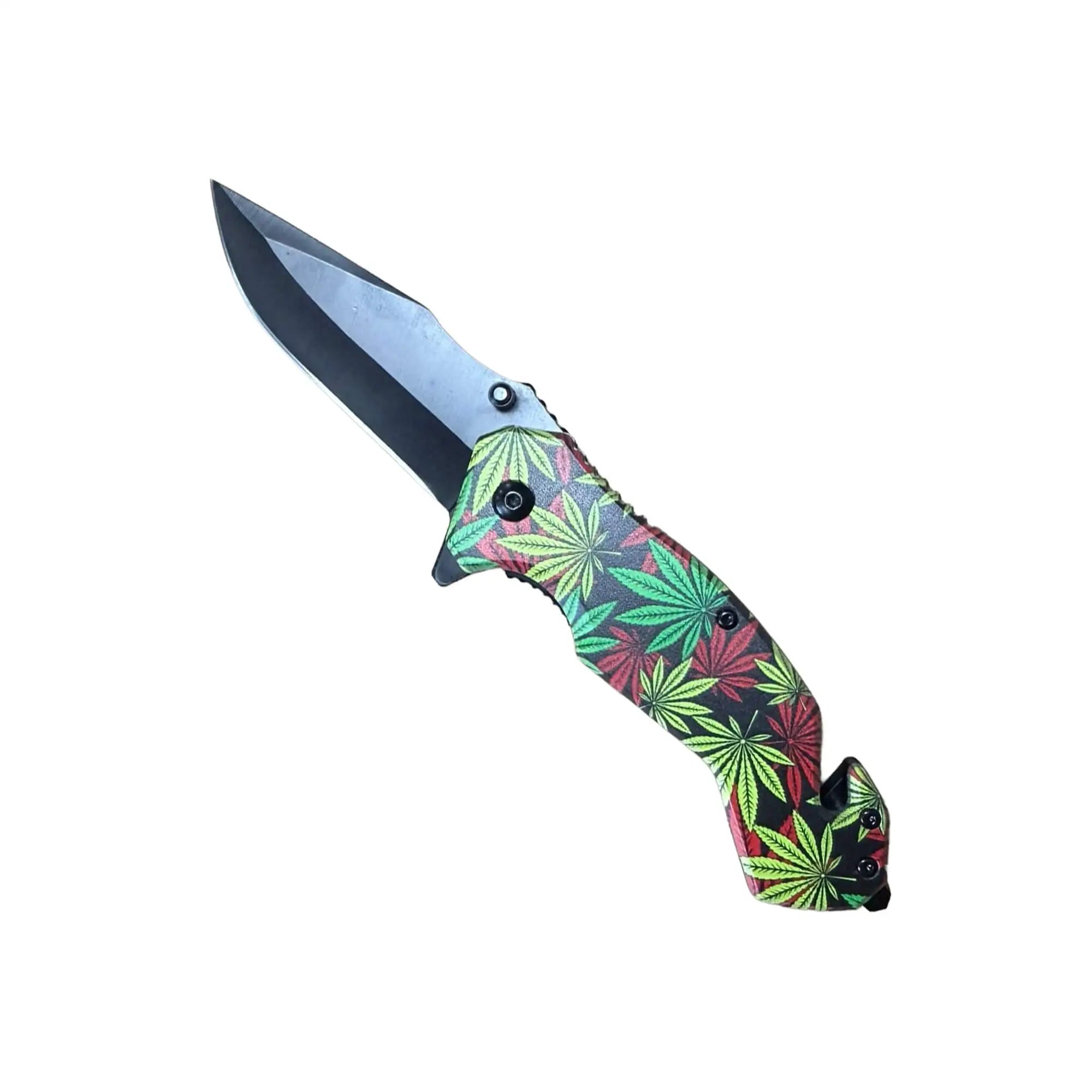 Perucci Pocket Knife Foldable - Leaf Design