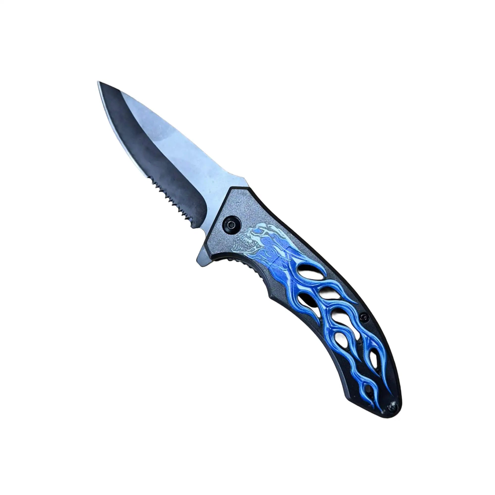 Perucci Pocket Knife Foldable - Flamed