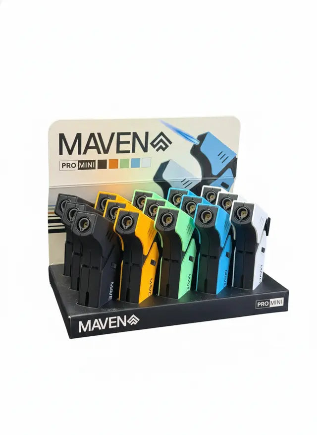 Maven Torch Lighter - Pro Mini - 15/Display
