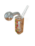 OBO-060 = White Oil Glass Bong