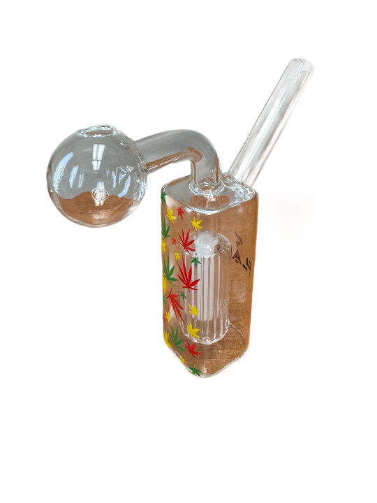 OBO-060 = White Oil Glass Bong