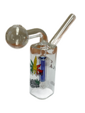 OBO-064 = Blue Oil Glass Bong