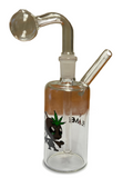 OBO-069 = Clear Oil Glass Bong