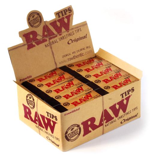 Raw Original Tips (Box of 50 Packs)