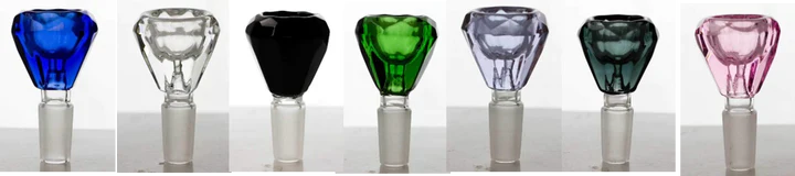 Novelty Glass Bowls - 19mm -#9 Tri Diamond