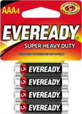 Eveready Super Heavy Duty Carbon Zinc Batteries AAA 4ct - 12CT