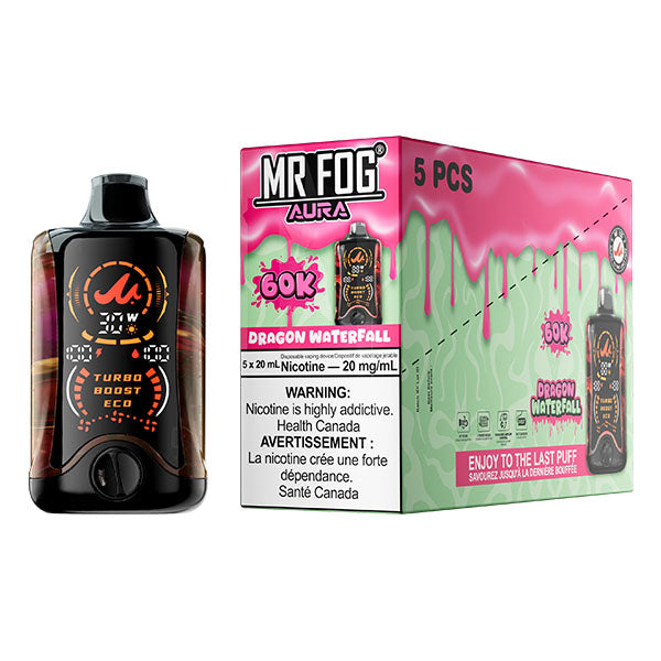 MR FOG AURA 60K Disposable - 5Pc/Carton = Alberta