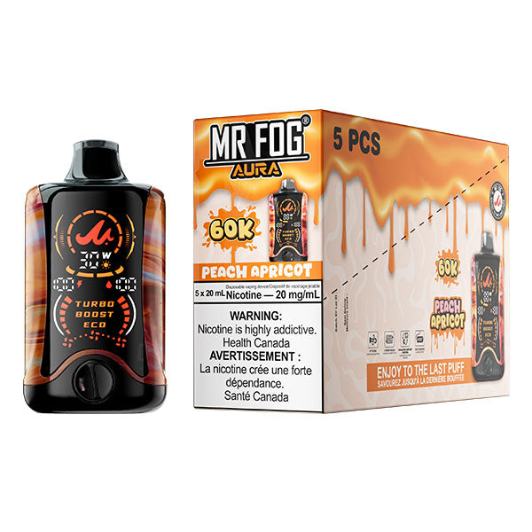 MR FOG AURA 60K Disposable - 5Pc/Carton = Alberta
