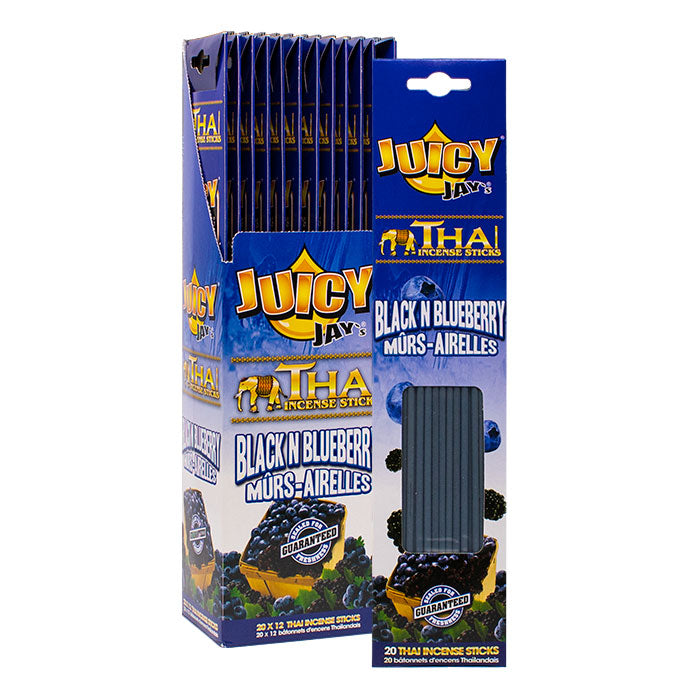 Juicy Jay's Incense Sticks Display Of 12