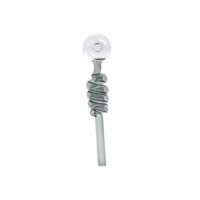 JD65 - 5.5″ Spiral Glass Bubble Pipe