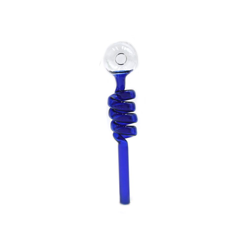 JD65 - 5.5″ Spiral Glass Bubble Pipe