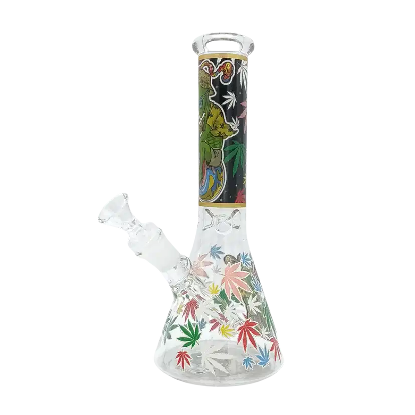 MG-202C = 10” Alien Planet Art Beaker Bong