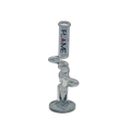 CB-1812 = 16” Tall Clear Smoke Zong Bong