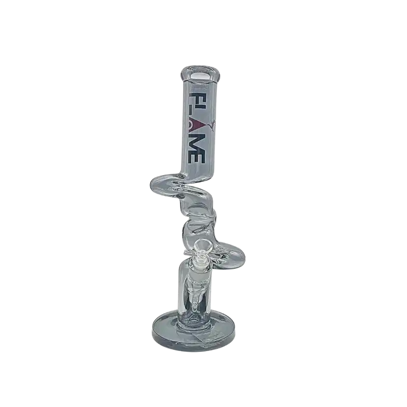 CB-1812 = 16” Tall Clear Smoke Zong Bong
