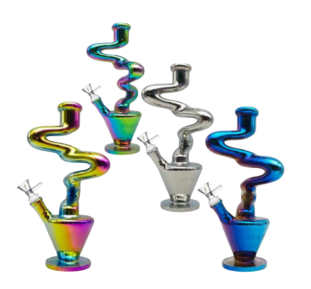 CB 1824 Zong Anodized 12" Electro Glass Bong