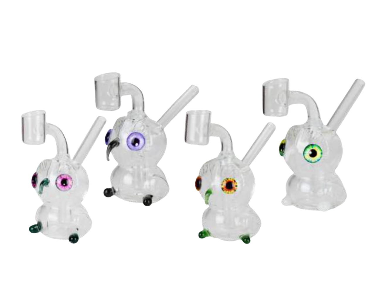 CB 1910-OB Owl Glass Oil Pipe