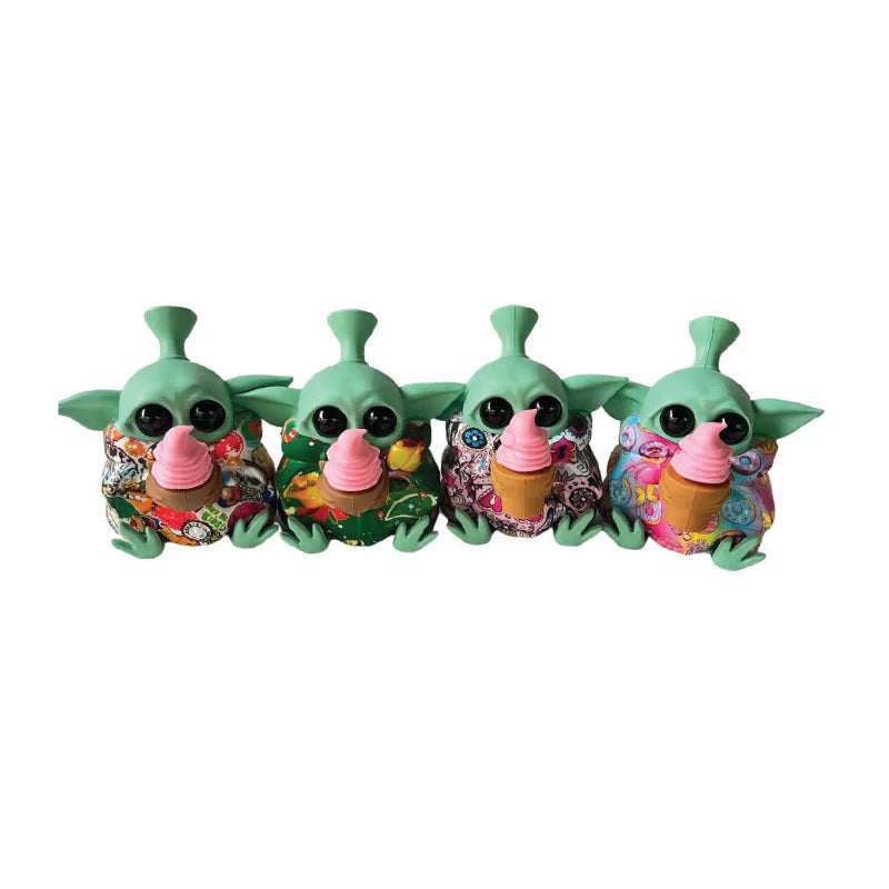 CBS1077 - 12 Cm Silicon Baby Yoda Love Rig